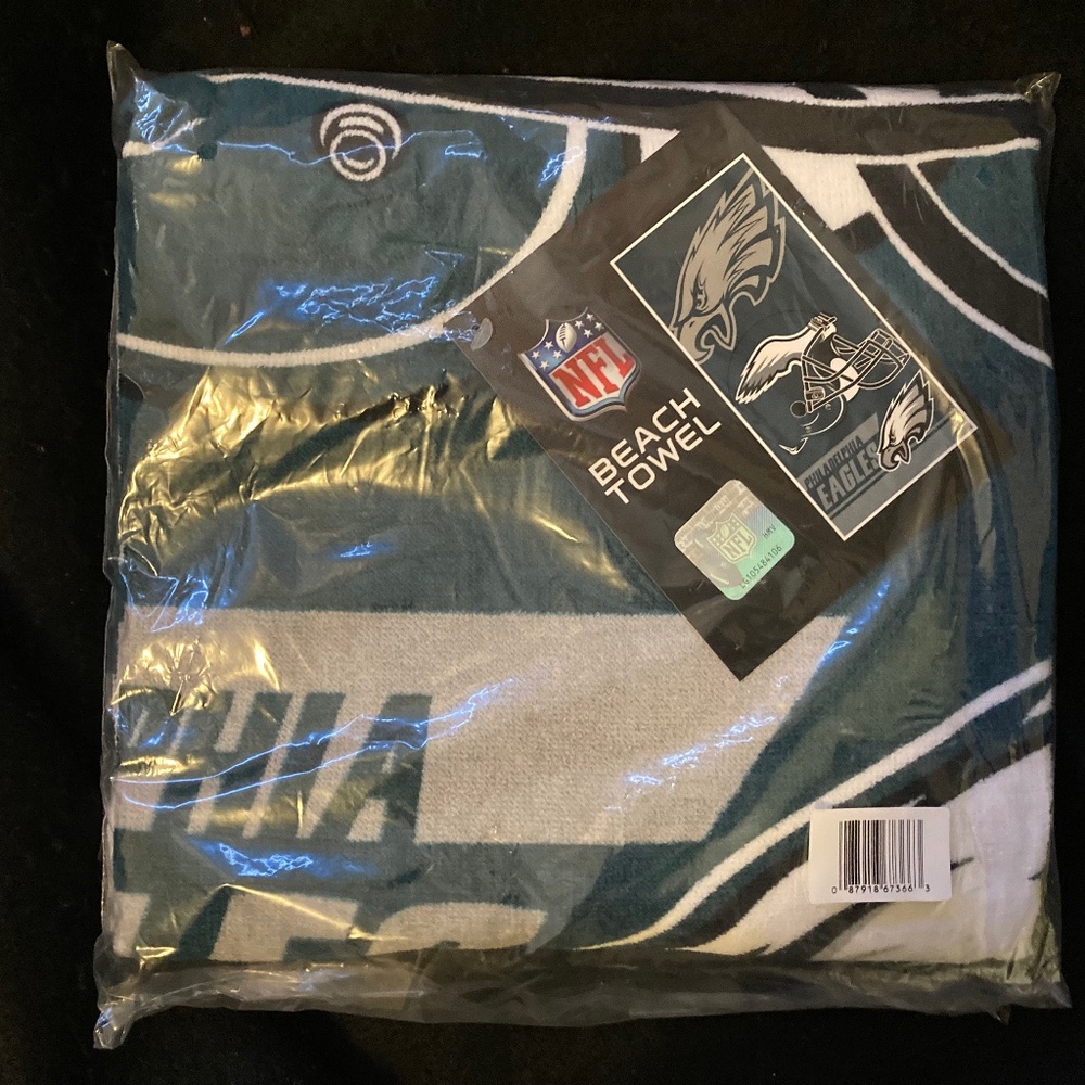 Philadelphia Eagles 🦅 beach towel NFL football 🏈